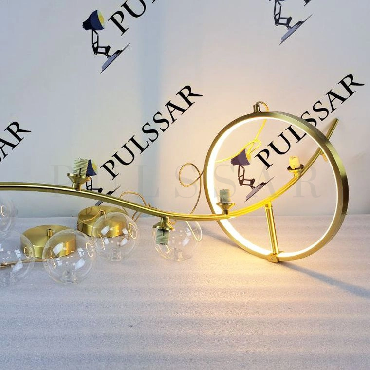 Реечная люстра MELODY WAVE