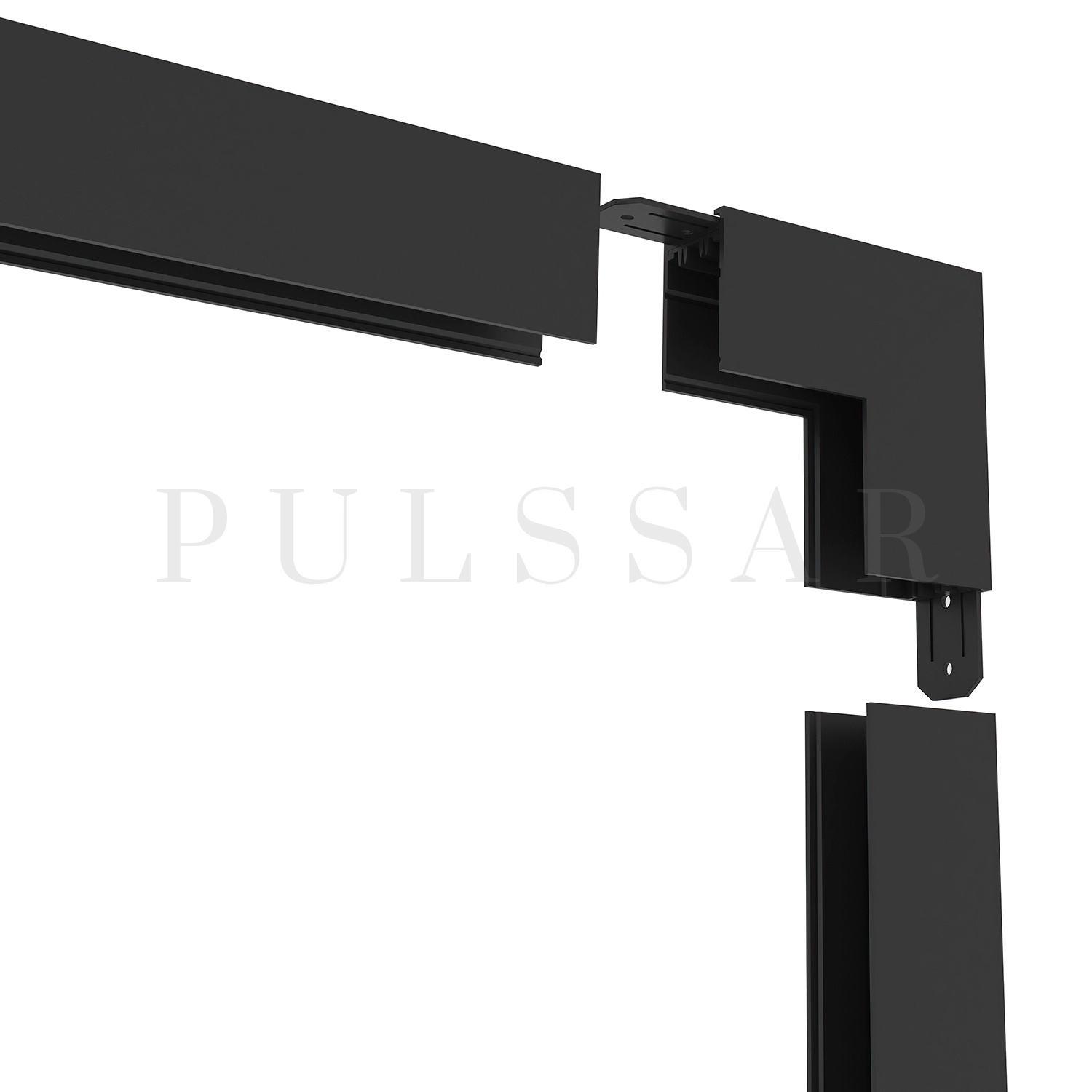 Угол стена-потолок накладной Denkirs TR2108-BK