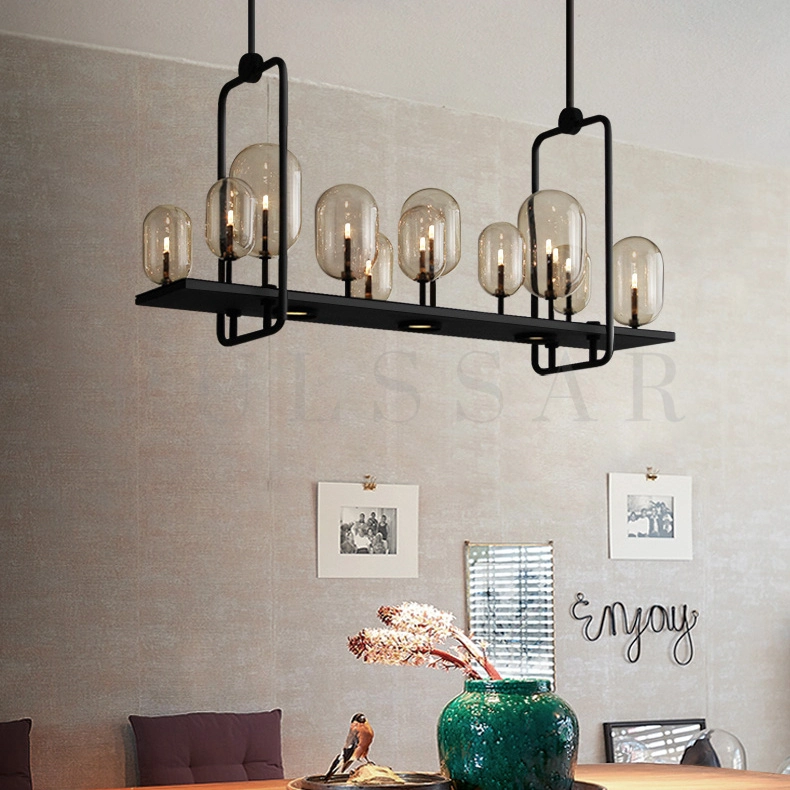 Реечная люстра CANDLE 2