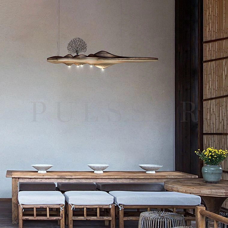 Реечная люстра HILLS