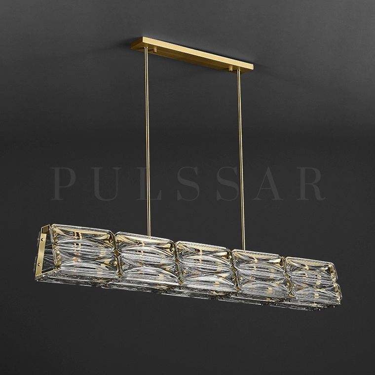 Реечная люстра SARIA LONG