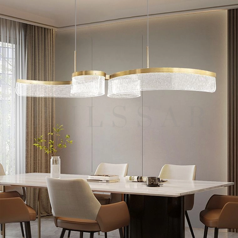 Реечная люстра SCENE TWIN