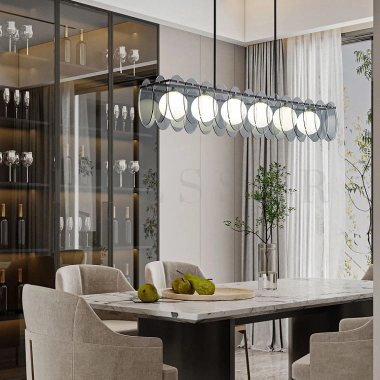 Реечная люстра RASMIN LONG