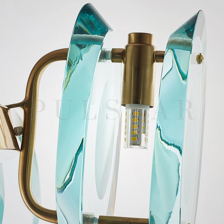 Кольцевая люстра AQUAMARINE