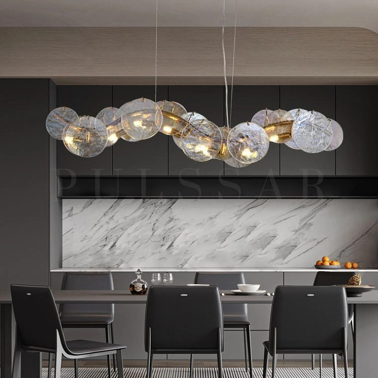 Реечная люстра LORANG WAVE LONG