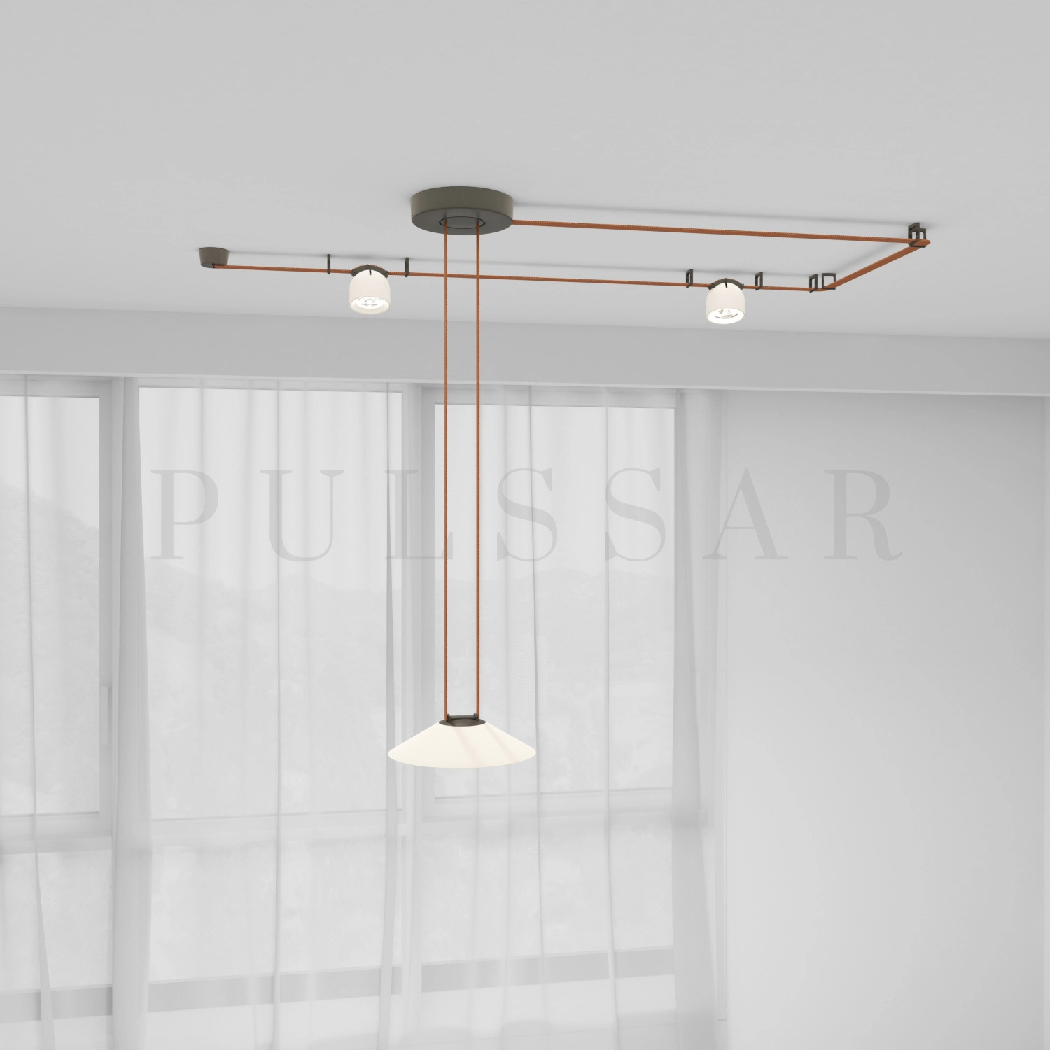 Комплект ременной трековой системы Belty DK55SET02-01-BR