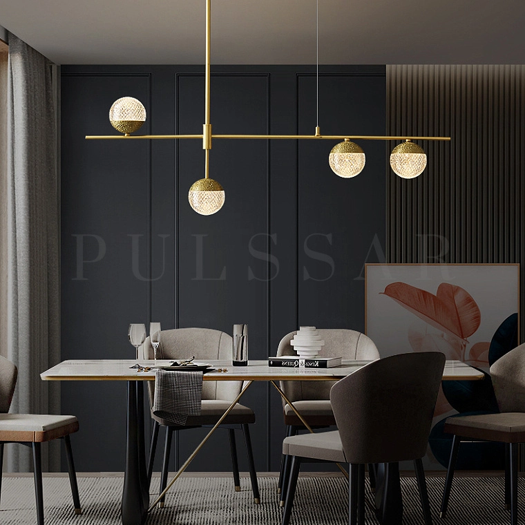 Реечная люстра MEDARD LONG