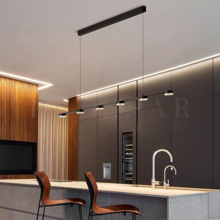 Реечная люстра HOLLAND L