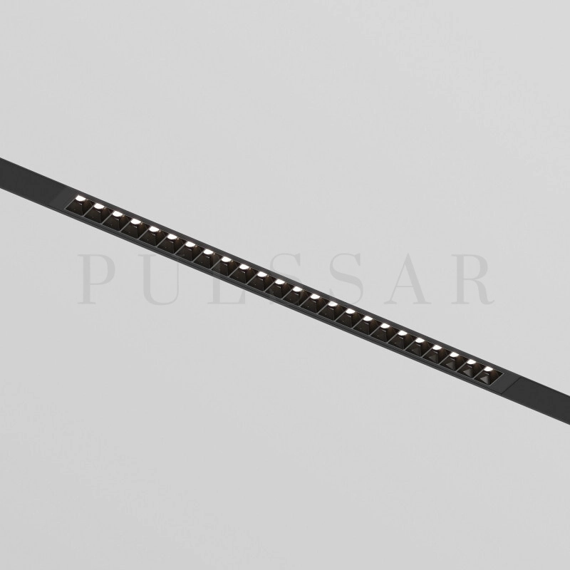 Трековый линейный светильник SIMPLE GRILL DK8102-BK