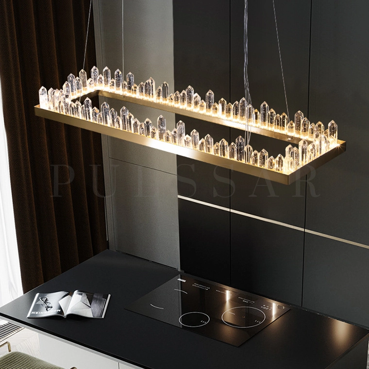 Реечная люстра QUARTZ LUX LONG