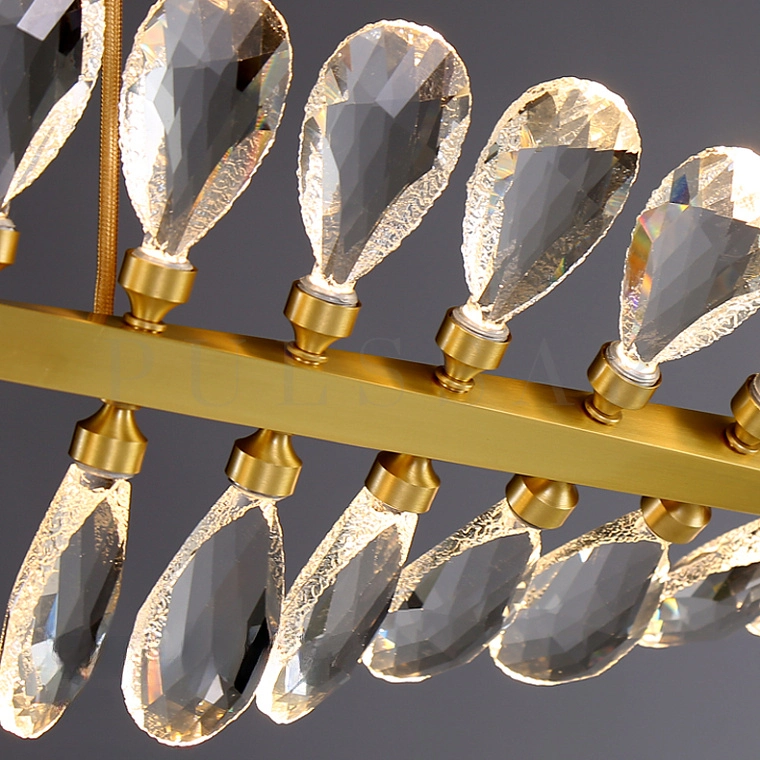 Реечная люстра GLORIOLE TWIRL LINE