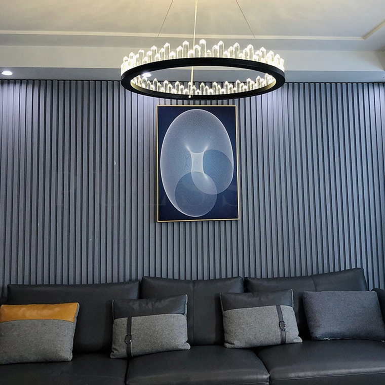 Кольцевая люстра QUARTZ BLACK