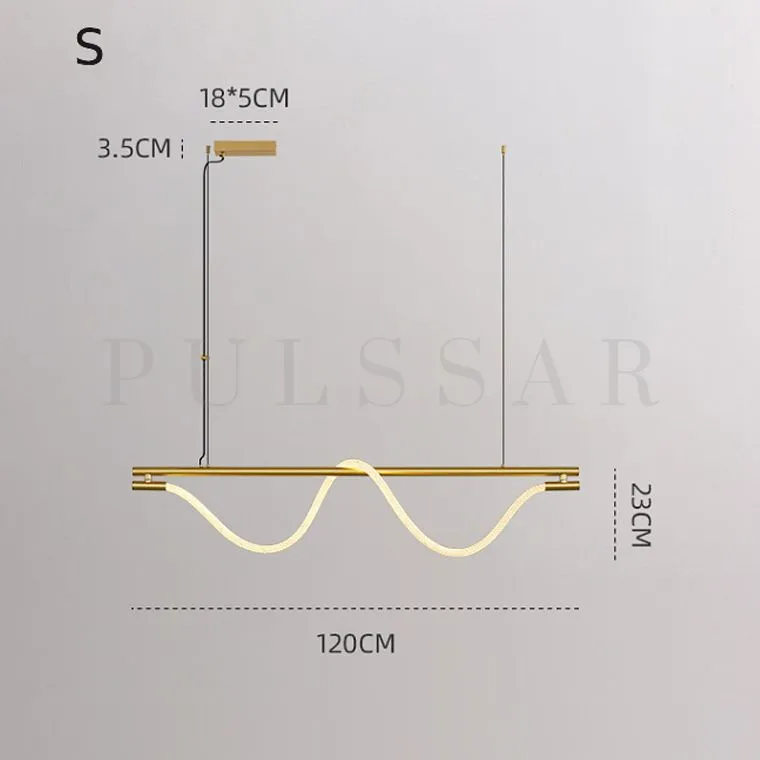 Реечная люстра GLORIFY OPTIC LUX LONG