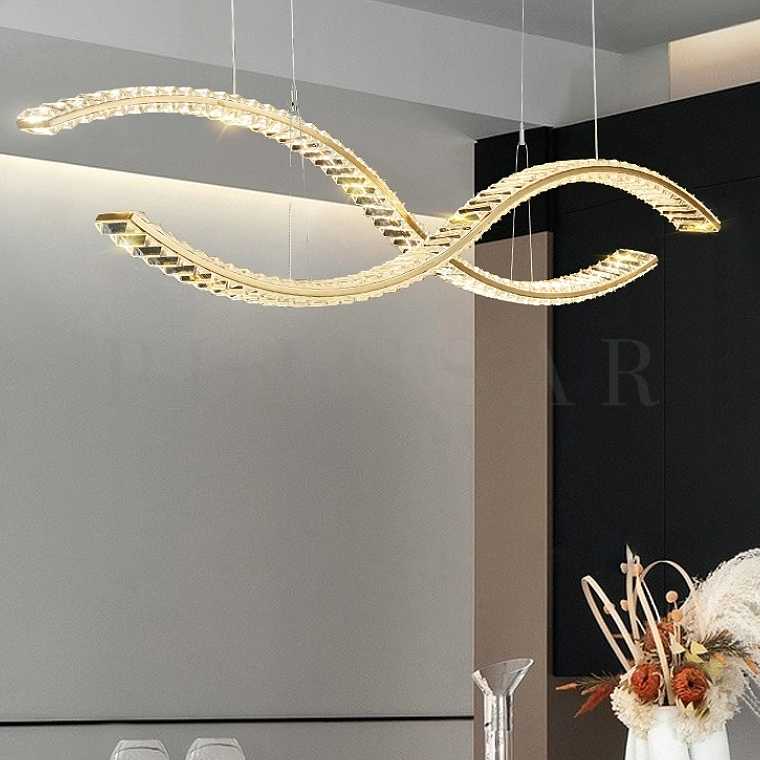 Реечная люстра BERTOLDA X LONG