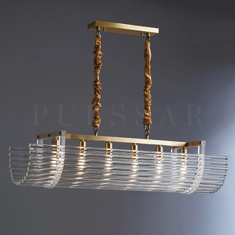 Реечная люстра TARIS