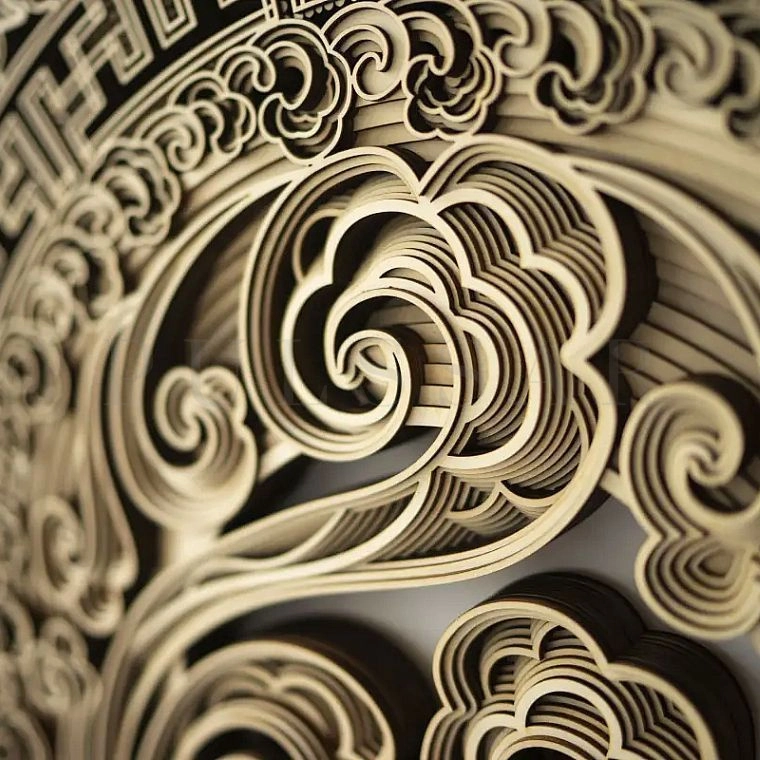 Дизайнерский настенный декор ECO-103