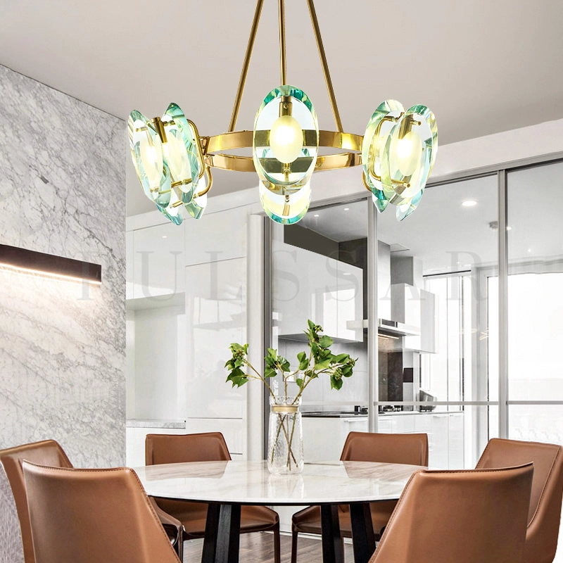 Кольцевая люстра AQUAMARINE