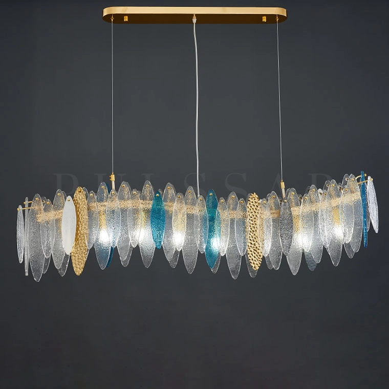 Реечная люстра RISSA B WAVE