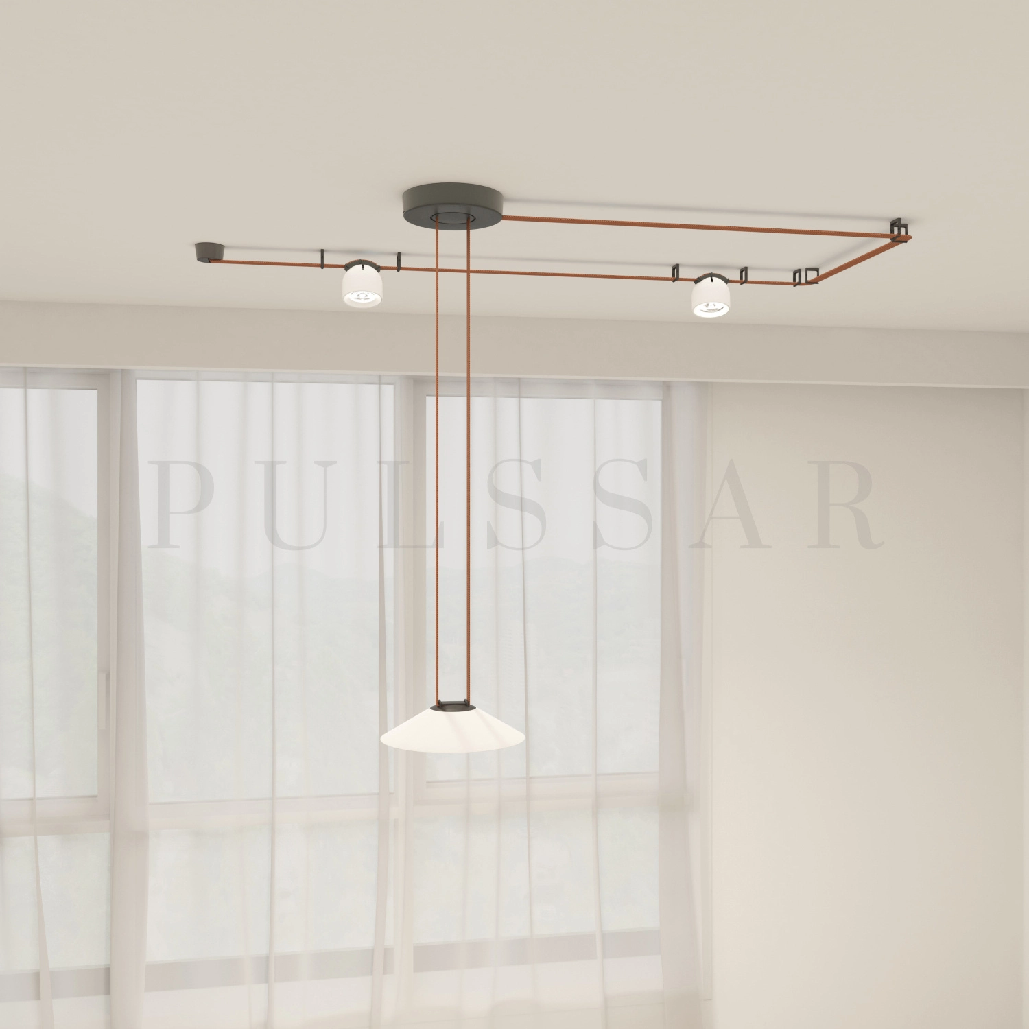 Комплект ременной трековой системы Belty DK55SET02-01-BR