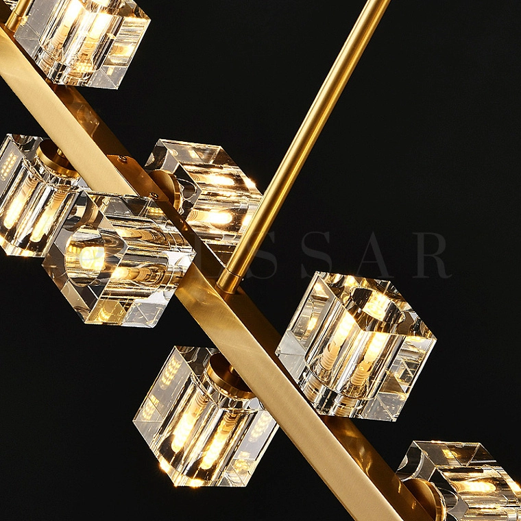 Реечная люстра DORA LONG