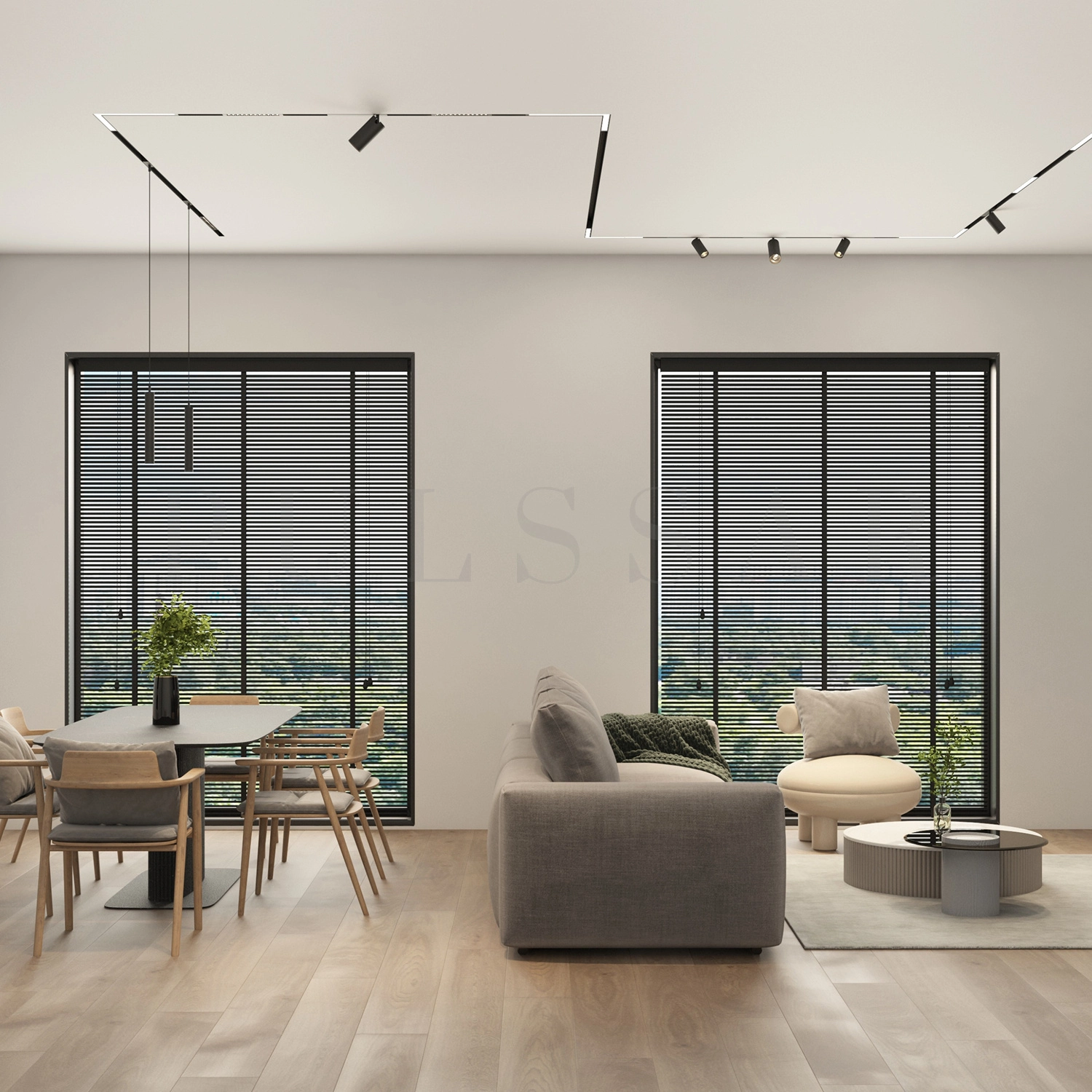 Трековый акцентный светильник SIMPLE SPOT DK8110-BK