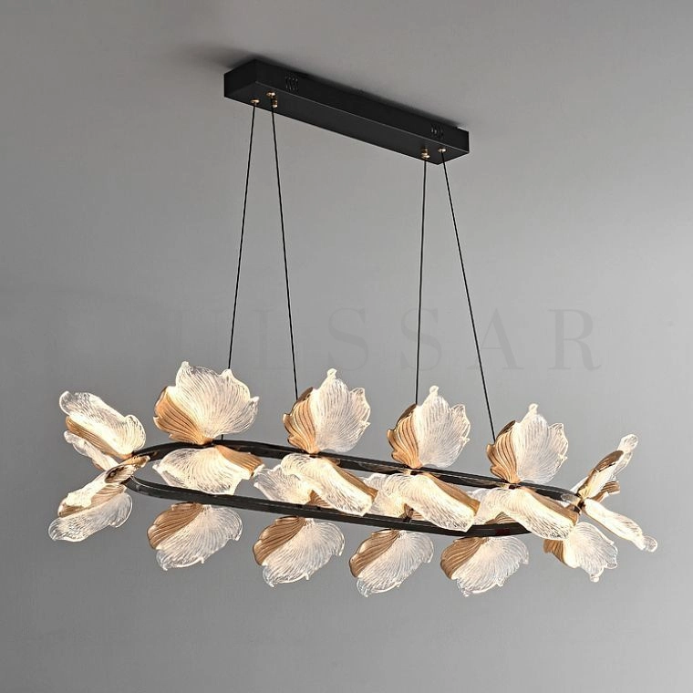 Реечная люстра AUBREY LONG