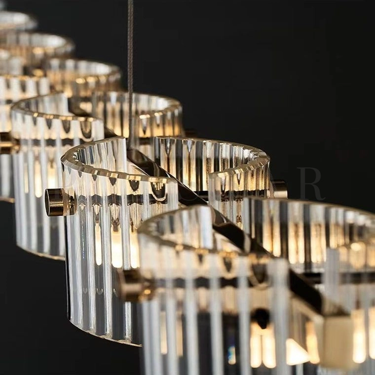 Реечная люстра NICOLETTA LONG