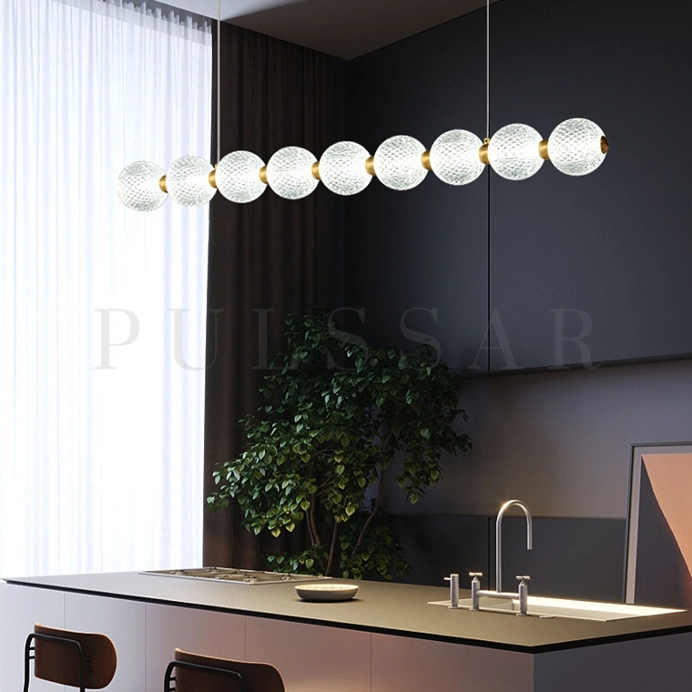 Реечная люстра CARA LONG