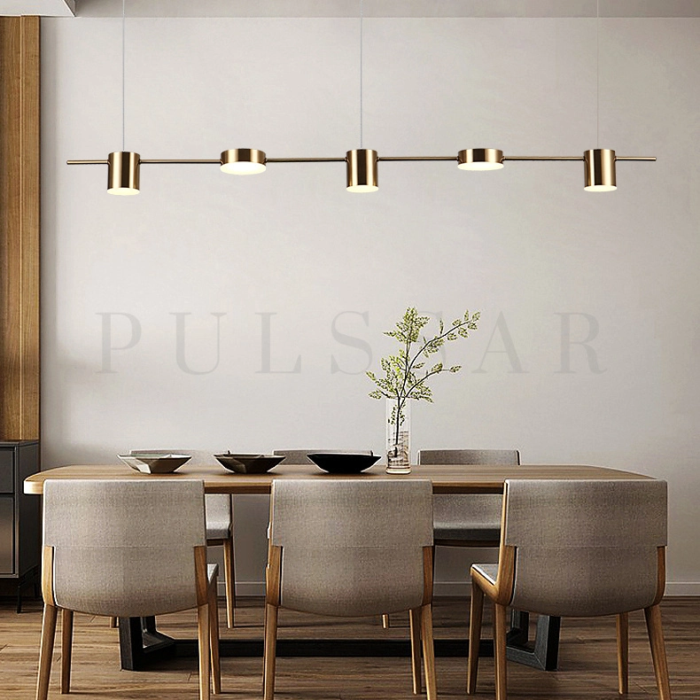 Реечная люстра SUNSHINE LONG