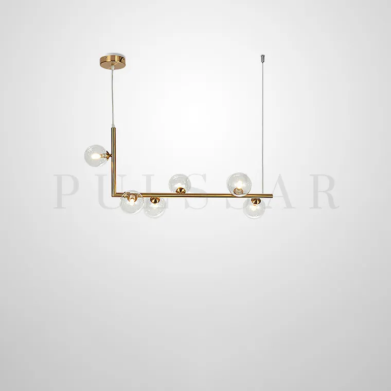 Реечная люстра LINDA LONG