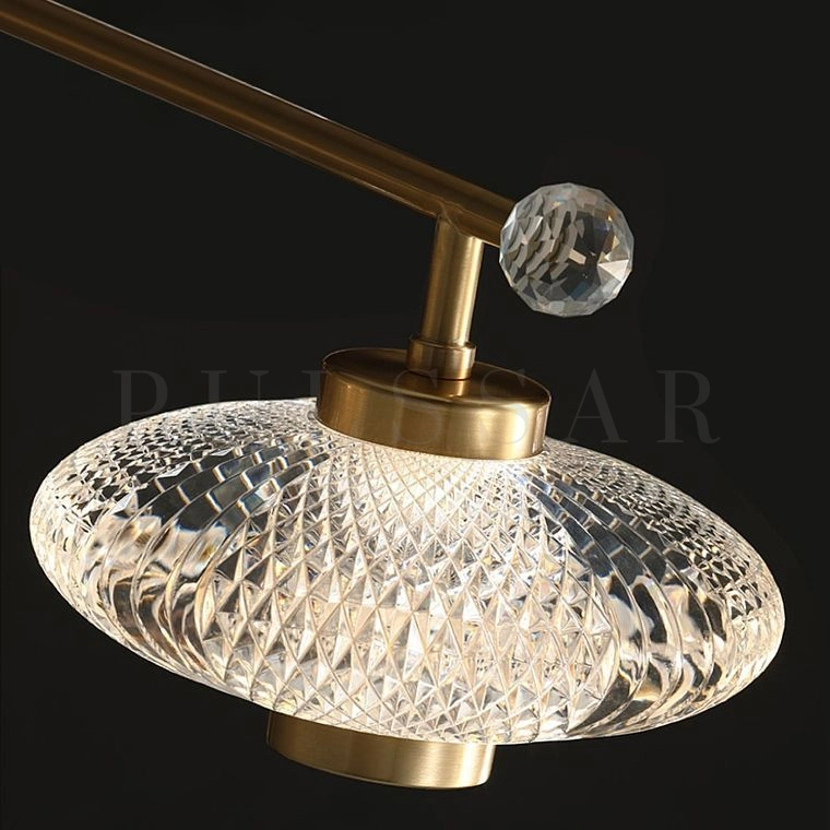 Реечная люстра NICOL LONG