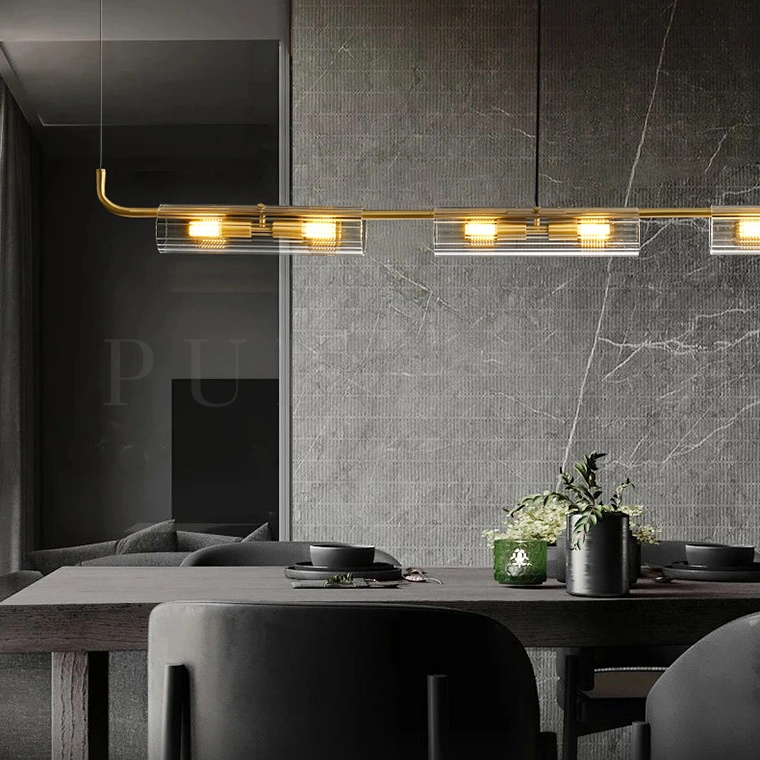 Реечная люстра LUCINA LONG