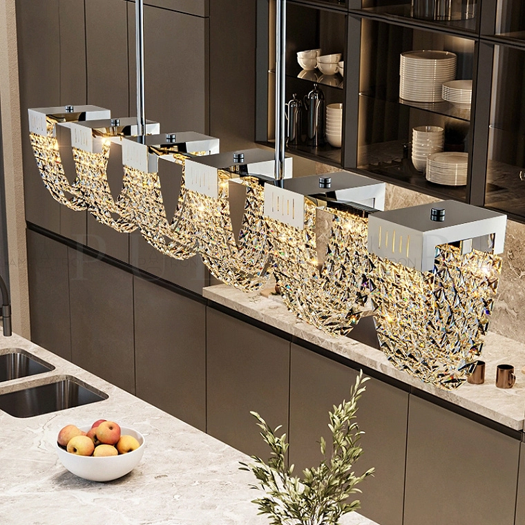 Реечная люстра ALVARIN L