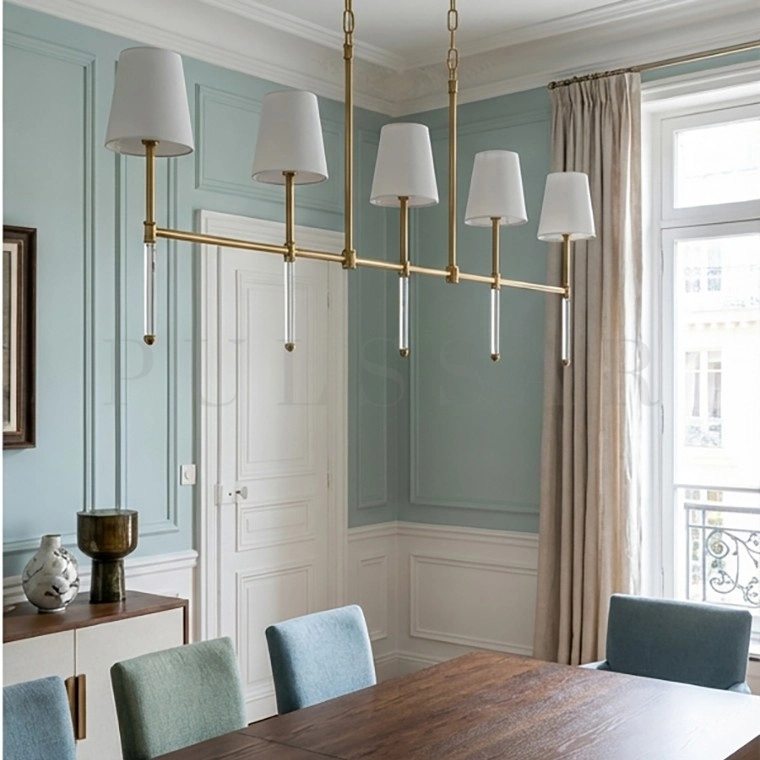 Реечная люстра DEMIAN LONG