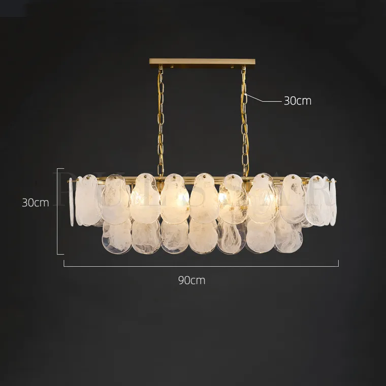 Реечная люстра JULIS LONG