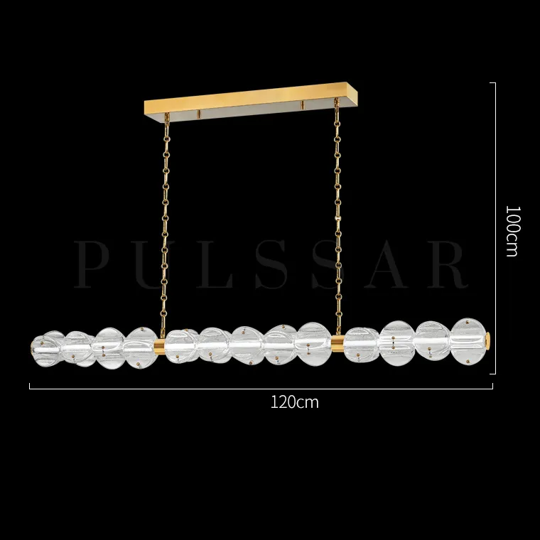 Реечная люстра NEBULOSA LONG