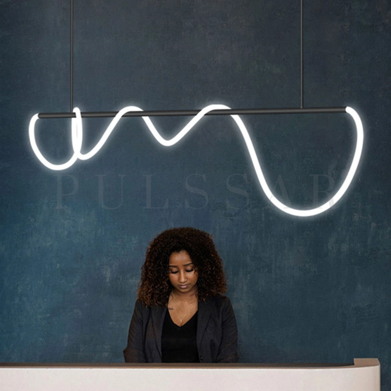 Реечная люстра GLORIFY BLACK LONG