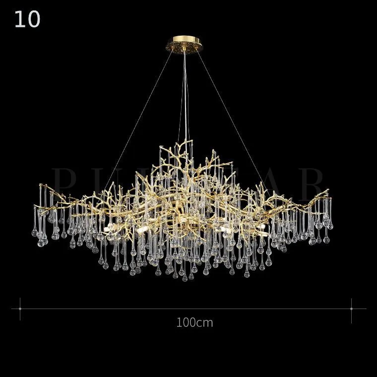 Подвесная люстра WATERDROPS WIDE