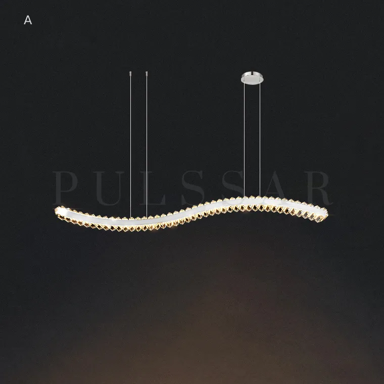 Реечная люстра BERTOLDA W