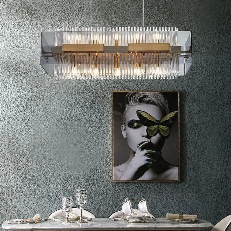 Реечная люстра SELLA LONG