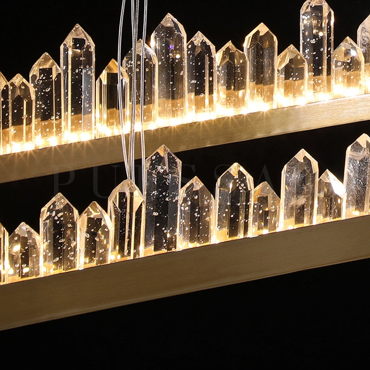 Реечная люстра QUARTZ LUX LONG