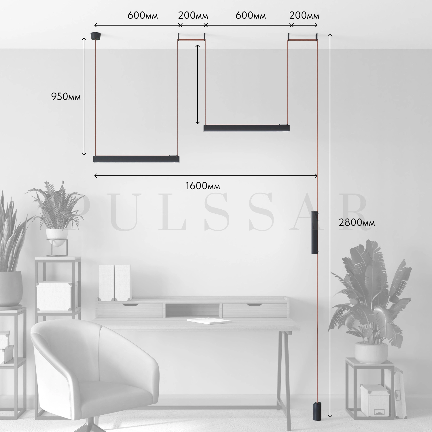 Комплект ременной трековой системы Belty DK55SET18-01-BR