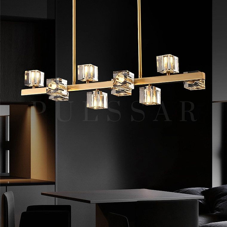 Реечная люстра DORA LONG