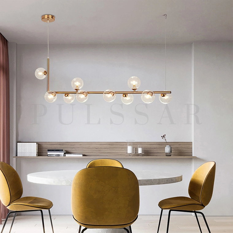 Реечная люстра LINDA LONG