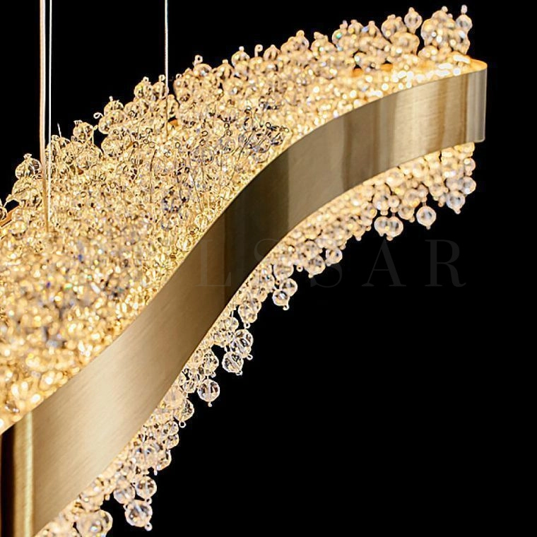 Реечная люстра LUSINE