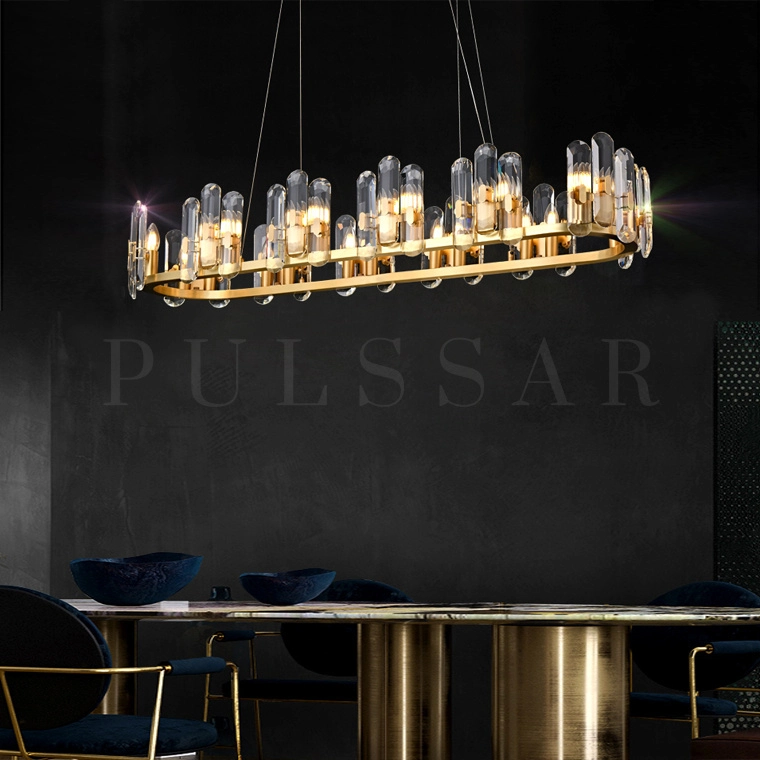 Реечная люстра WALLACE LONG