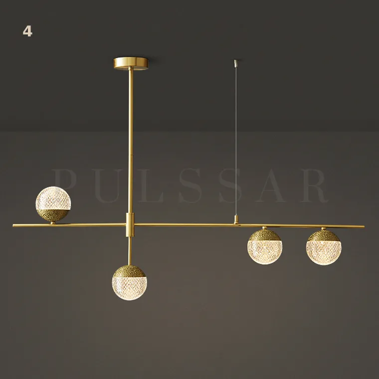 Реечная люстра MEDARD LONG