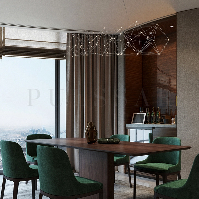 Реечная люстра EXILITY