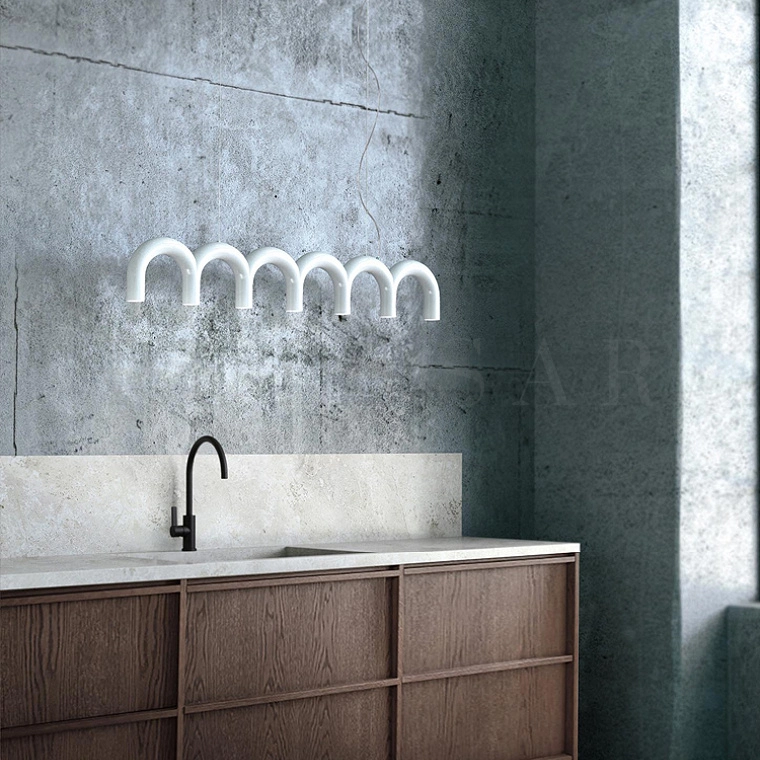 Реечная люстра VETRO LONG