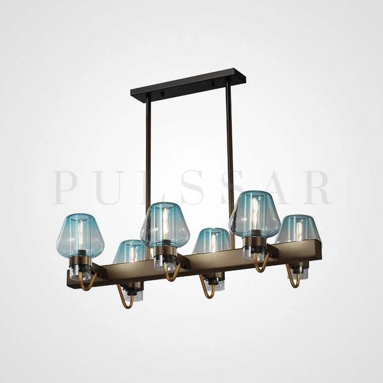 Реечная люстра MAGMA LONG